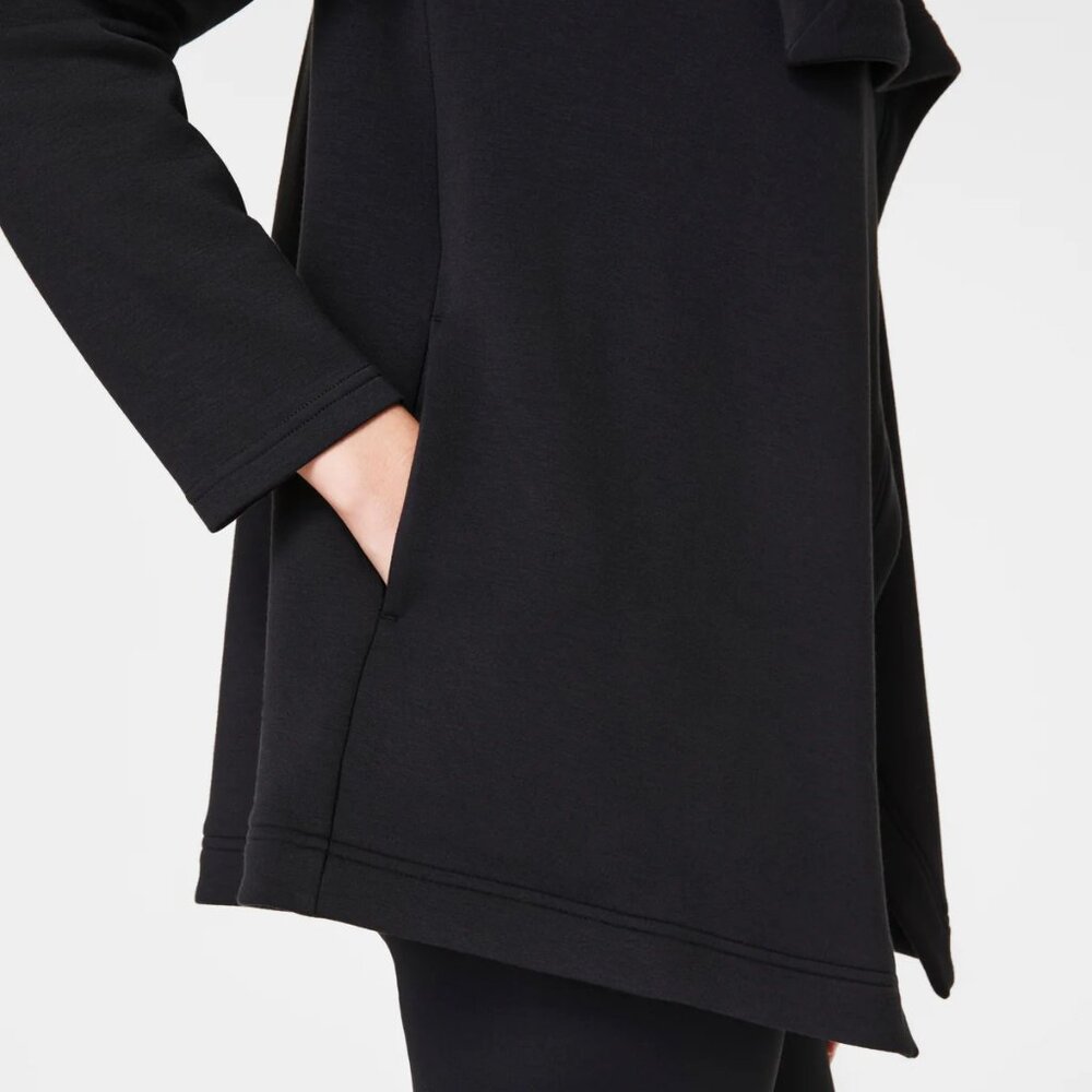 Spanx Air Essentials Open Wrap Front Cardigan Bla… - image 3